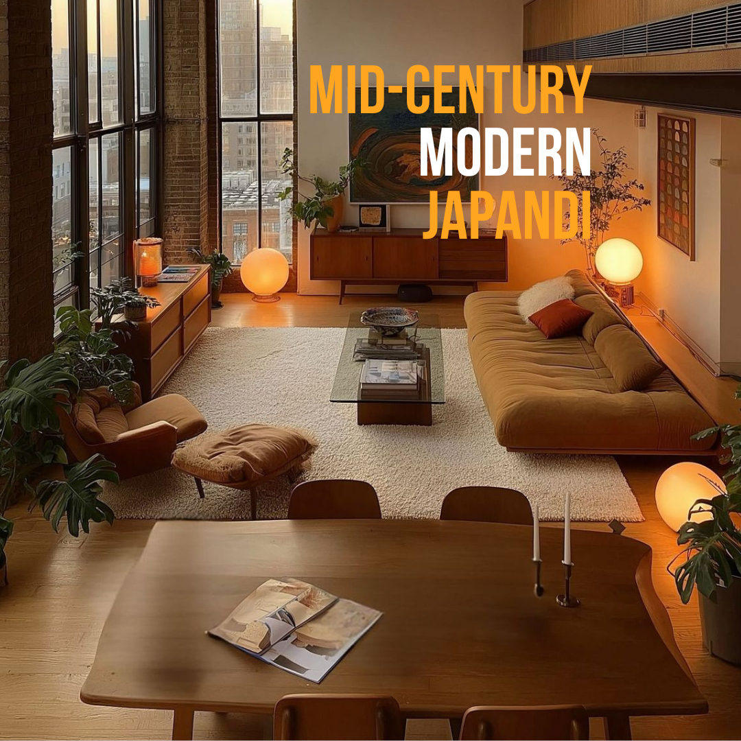 Mid-Century Modern Japandi 2nd home