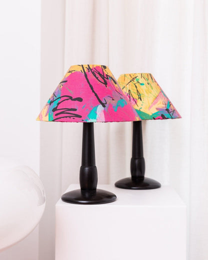 Lampe de table vintage Memphis Pop Art par Massive années 1980, lot de 2