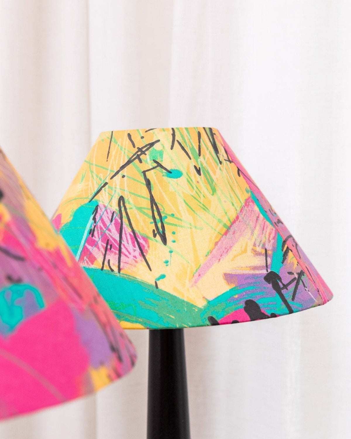Lampe de table vintage Memphis Pop Art par Massive années 1980, lot de 2