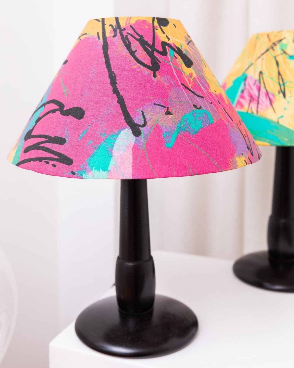 Lampe de table vintage Memphis Pop Art par Massive années 1980, lot de 2