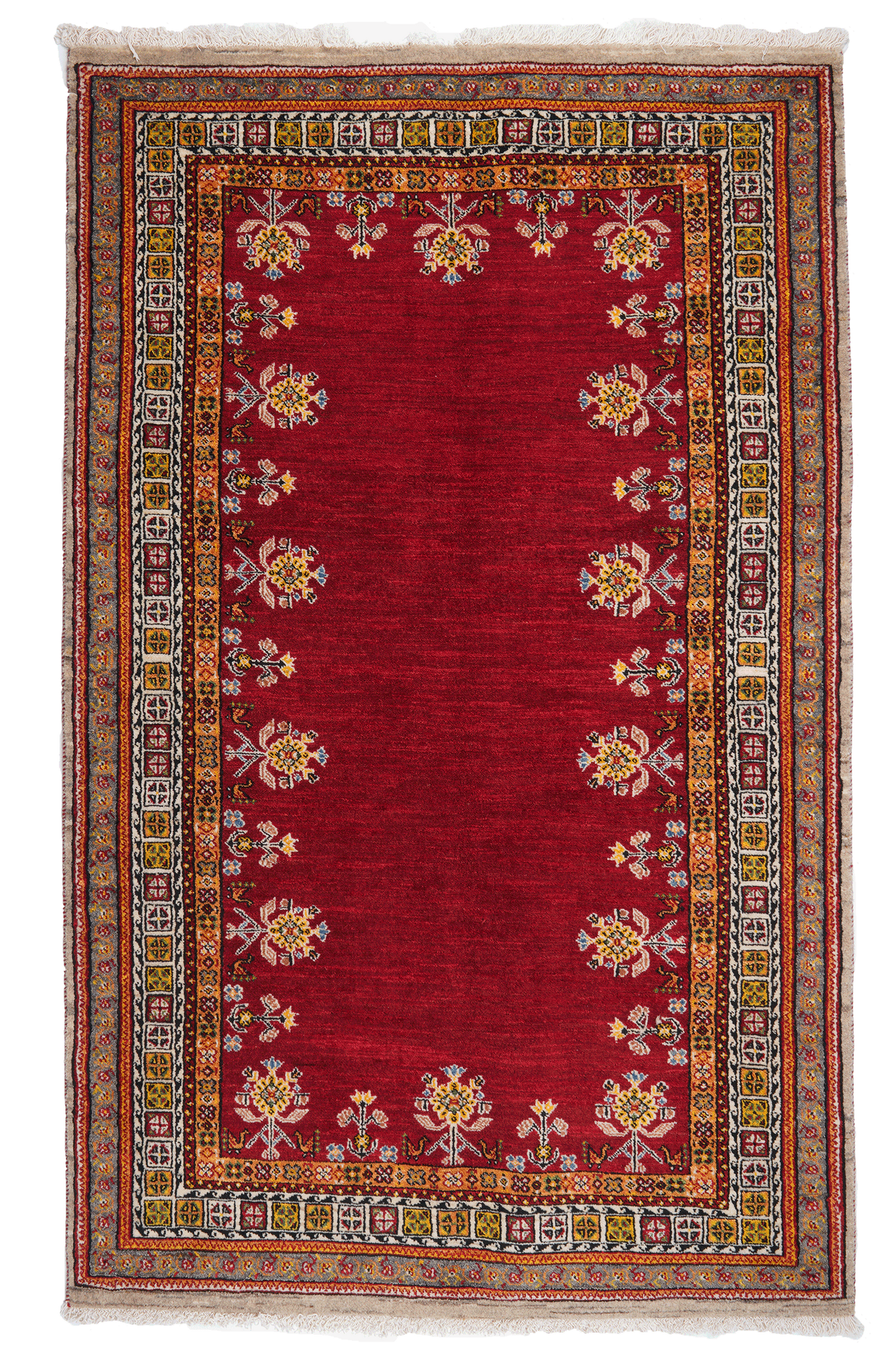 Vintage Rizbaf carpet colorful 213x133cm