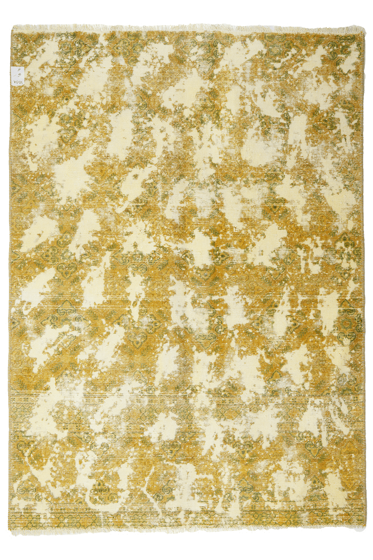 Vintage Carpet 188x134cm Colorful Nature-Inspired Motifs