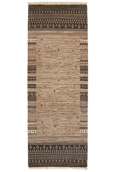 Vintage carpet Rizbaf 244x89cm colorful