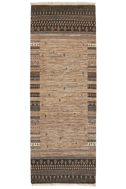 Vintage carpet Rizbaf 244x89cm colorful