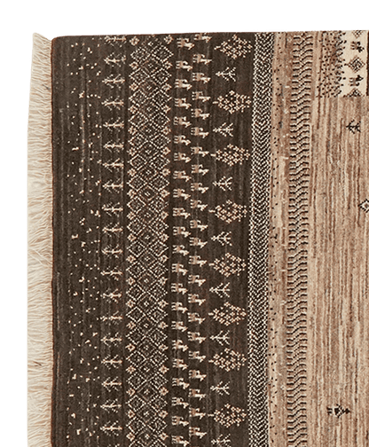 Vintage carpet Rizbaf 244x89cm colorful