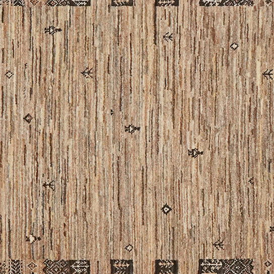 Vintage Teppich Rizbaf 244x89cm bunt