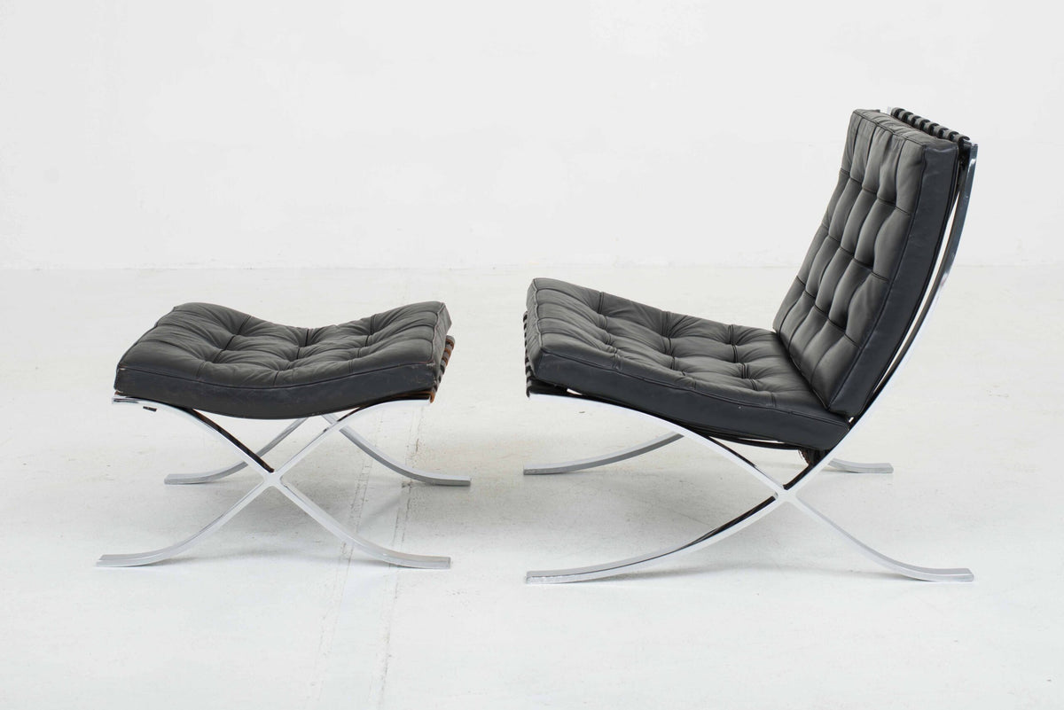 Vintage Barcelona Sessel von Ludwig Mies van der Rohe für Knoll