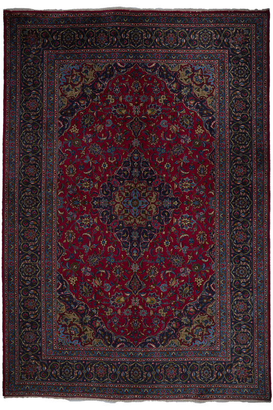 Vintage Kashmar carpet colorful 289x200cm