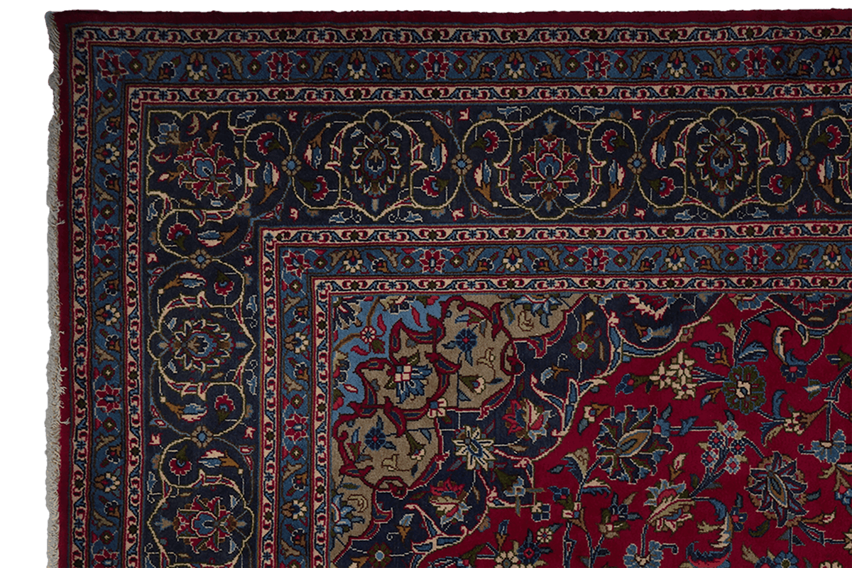 Tapis Kashmar vintage coloré 289x200cm