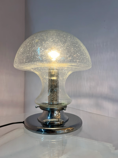 Vintage Tischlampe Mushroom von Baum Leuchten Neheim