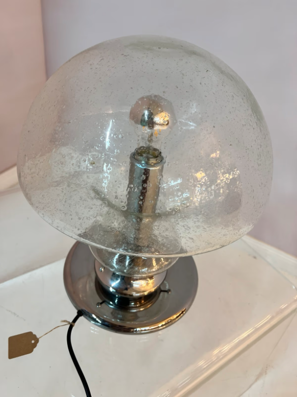 Vintage Tischlampe Mushroom von Baum Leuchten Neheim