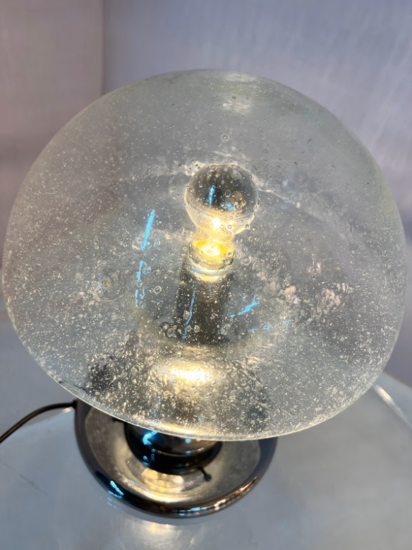 Vintage Tischlampe Mushroom von Baum Leuchten Neheim