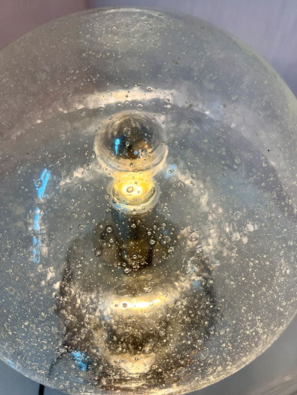 Vintage Tischlampe Mushroom von Baum Leuchten Neheim