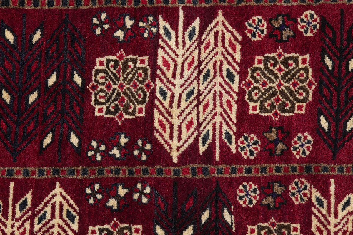 Vintage Teppich Lori 206x130cm bunt Naturmotive