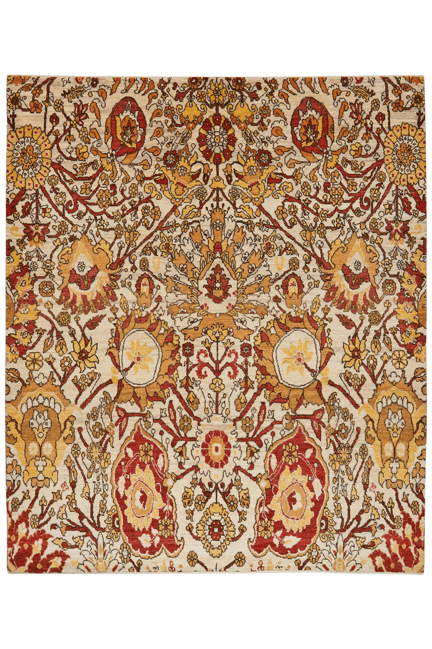 Vintage carpet Rizbaf colorful 177x148cm