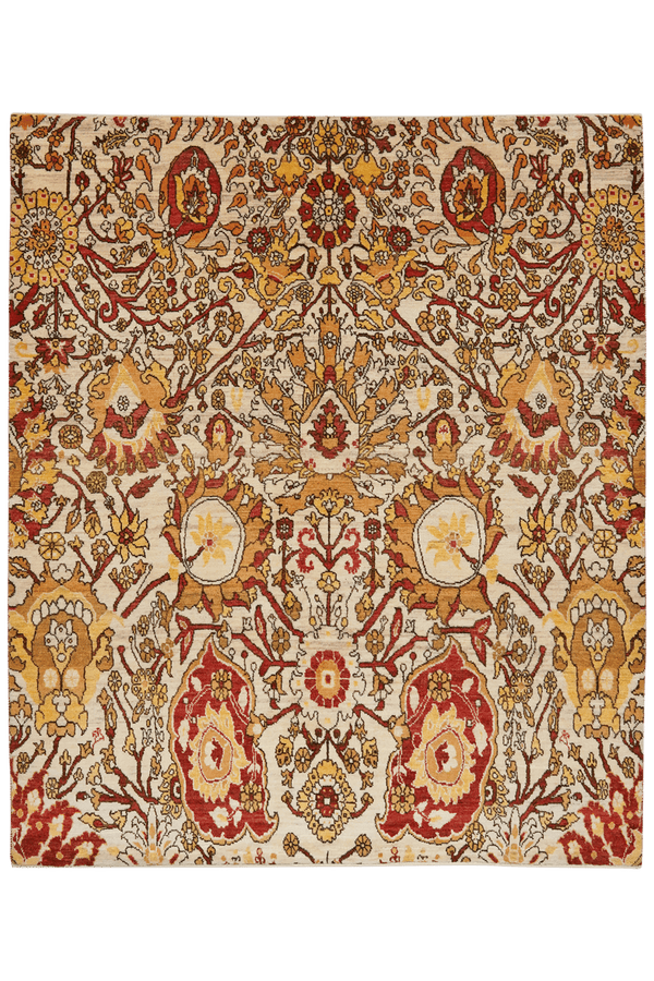 Vintage Teppich Rizbaf bunt 177x148cm