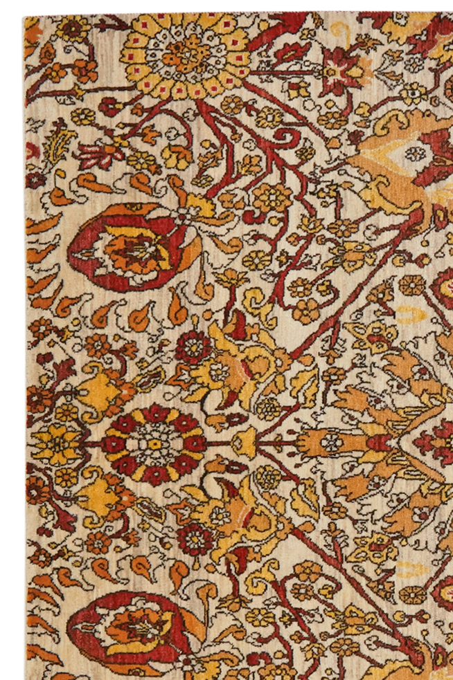 Vintage Teppich Rizbaf bunt 177x148cm