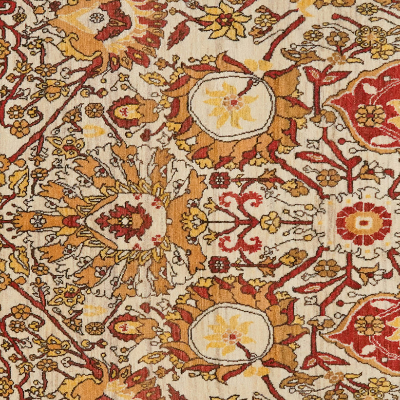 Vintage Teppich Rizbaf bunt 177x148cm