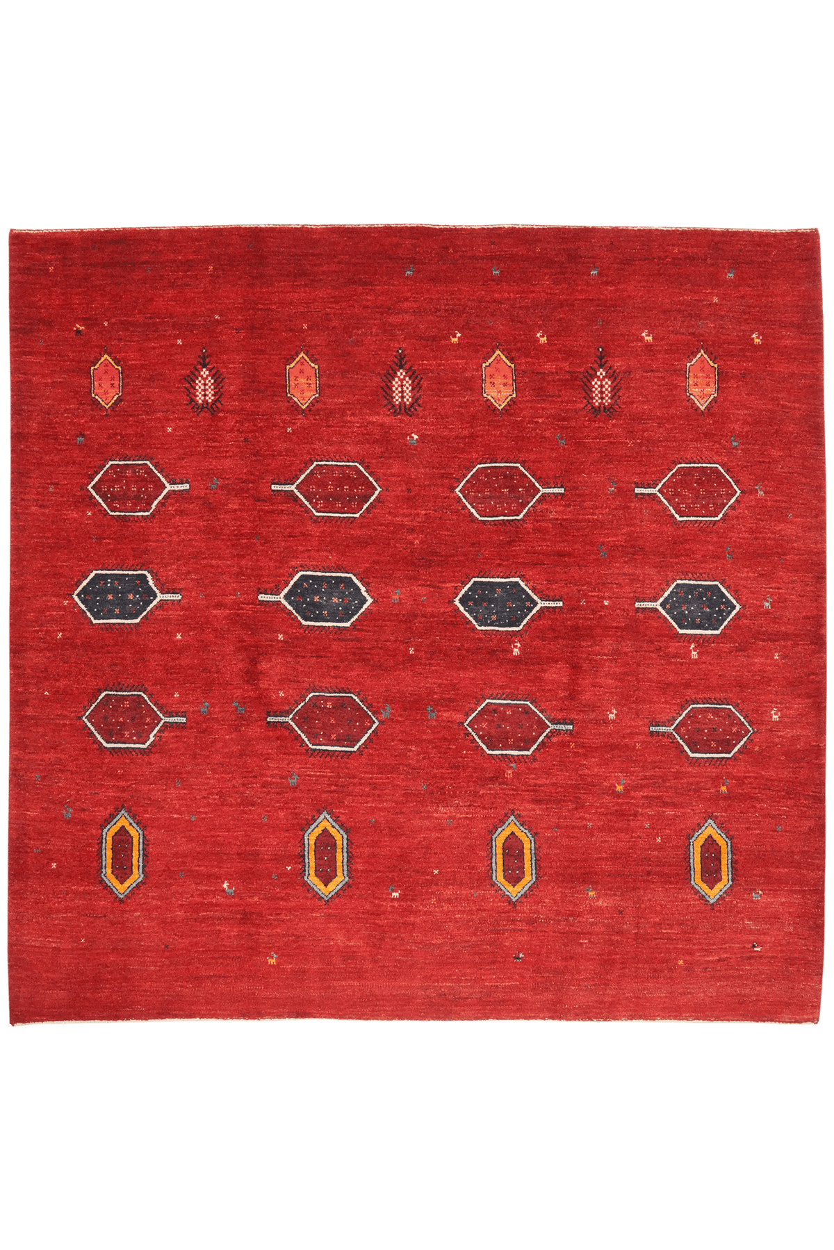 Tapis vintage Rizbaf coloré 197x201cm