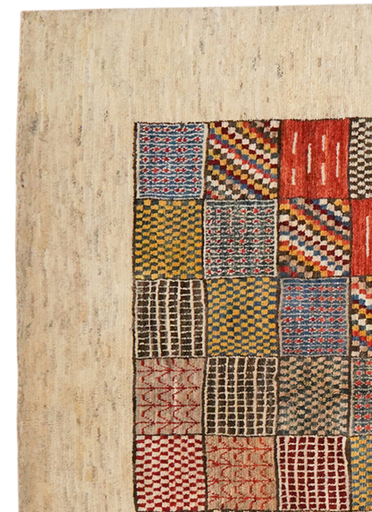 Vintage carpet Rizbaf 247x147cm colorful