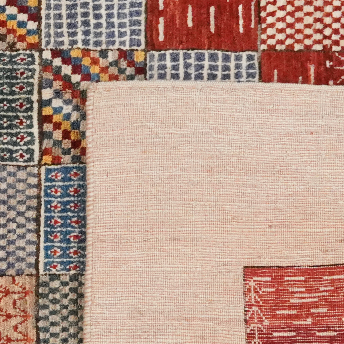 Vintage carpet Rizbaf 247x147cm colorful