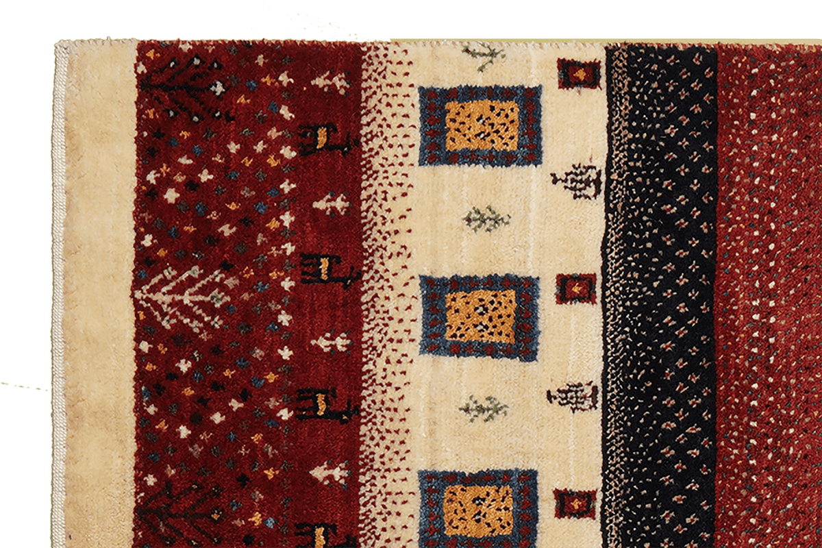 Vintage Rizbaf Teppich Bunt 154x102cm