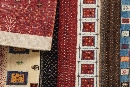 Vintage Rizbaf Teppich Bunt 154x102cm