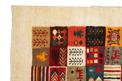 Vintage Rizbaf Teppich Bunt 154x102cm