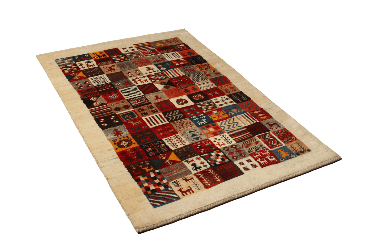 Vintage Rizbaf Teppich Bunt 154x102cm