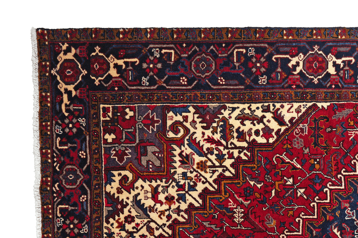 Vintage Carpet Mehrewan 290x205cm Colorful Nature-inspired motifs