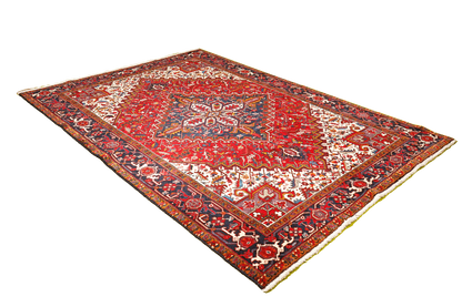 Vintage Carpet Mehrewan 290x205cm Colorful Nature-inspired motifs