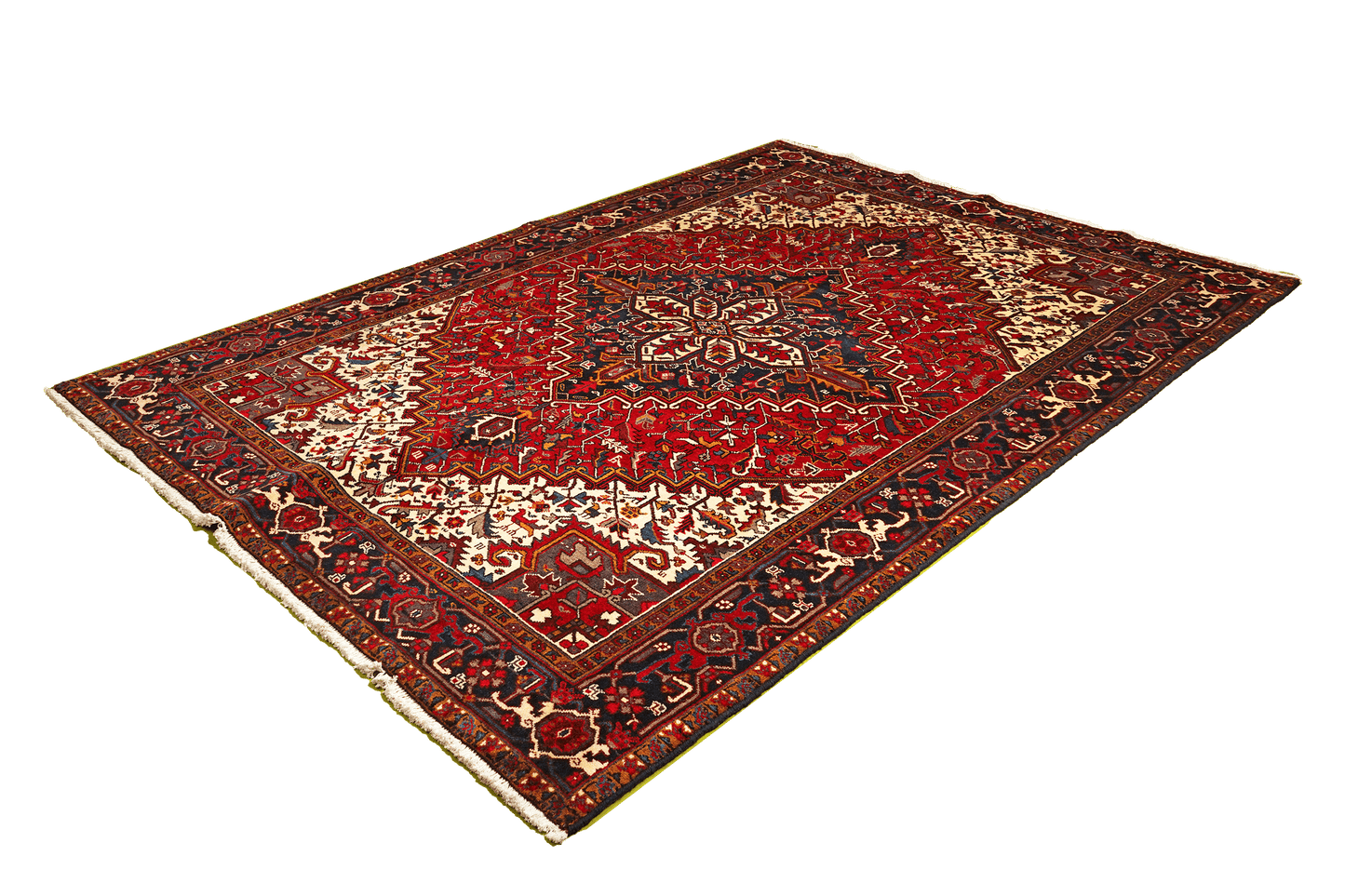 Vintage Carpet Mehrewan 290x205cm Colorful Nature-inspired motifs