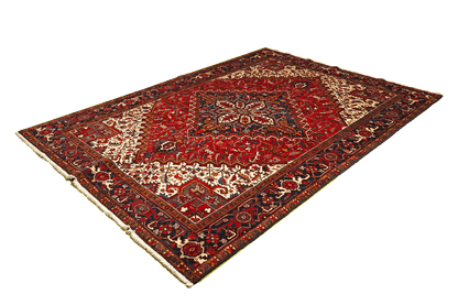 Vintage Carpet Mehrewan 290x205cm Colorful Nature-inspired motifs