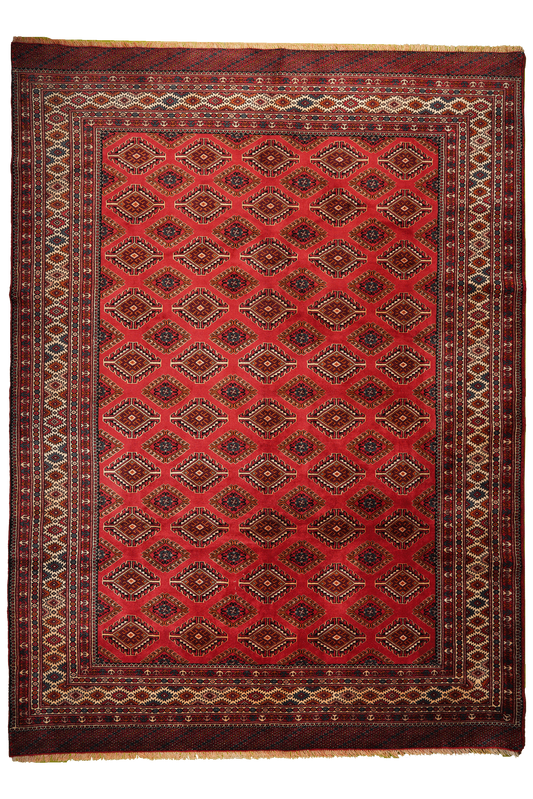 Vintage Carpet Turkman colorful 292x213cm