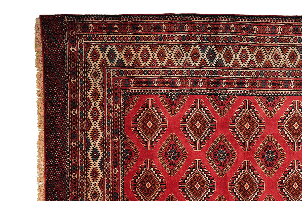Vintage Teppich Turkman bunt 292x213cm