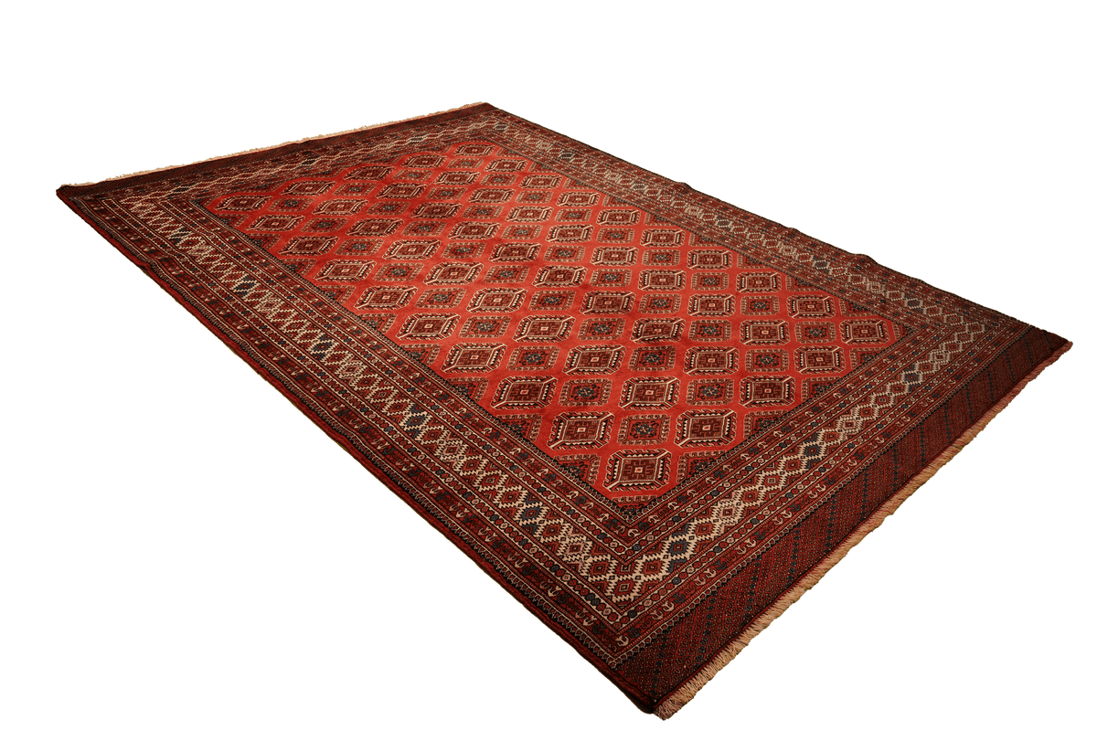 Vintage Teppich Turkman bunt 292x213cm