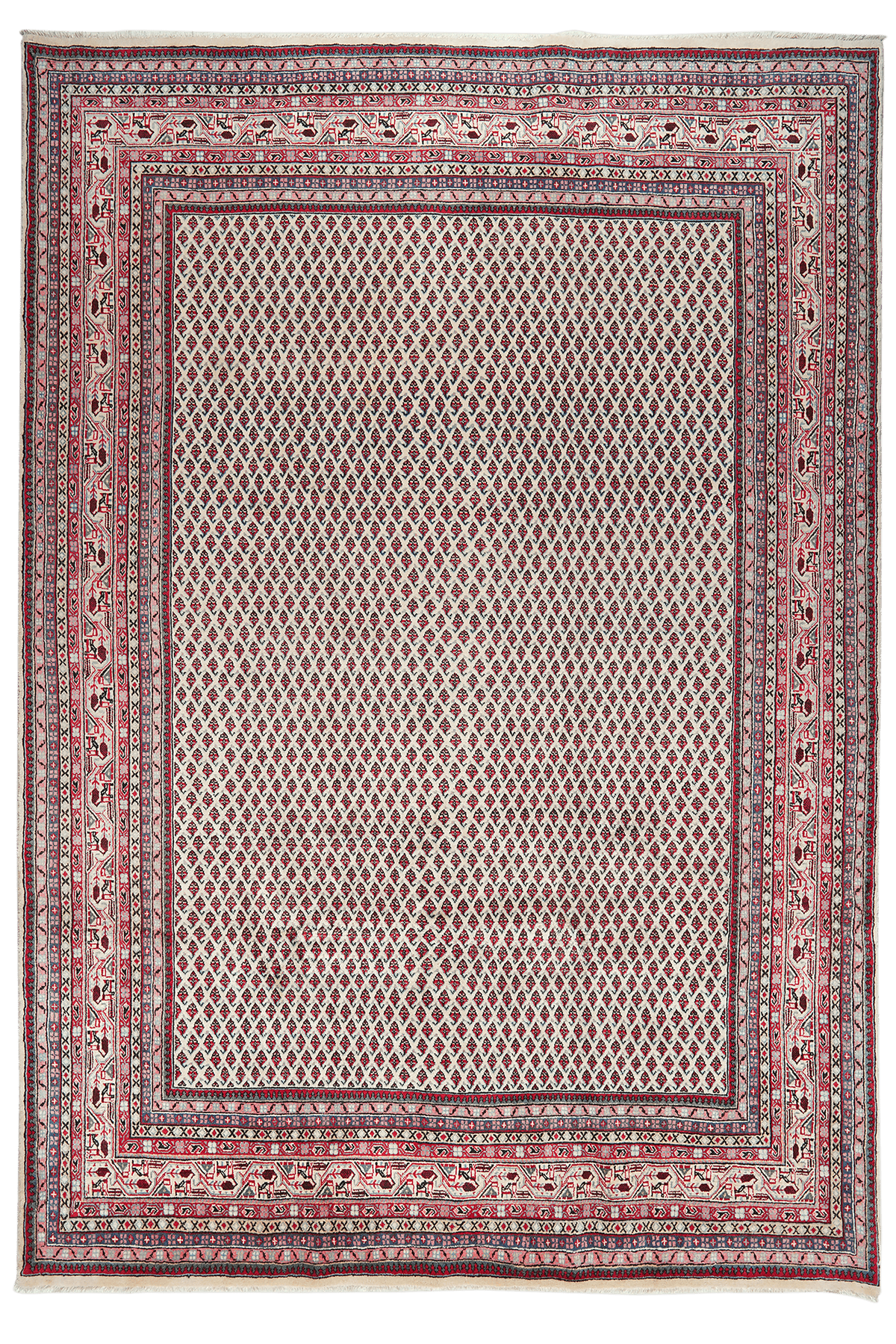 Vintage Teppich Sarough 324x222cm bunt