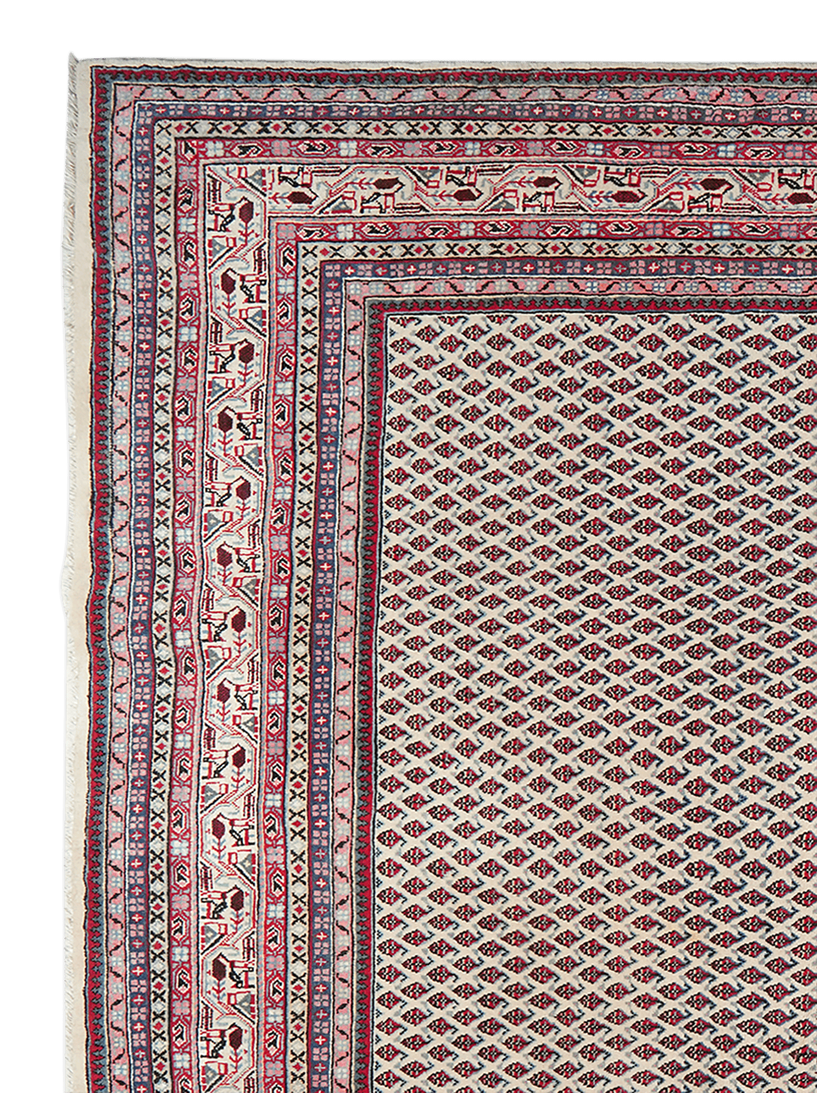 Vintage Teppich Sarough 324x222cm bunt