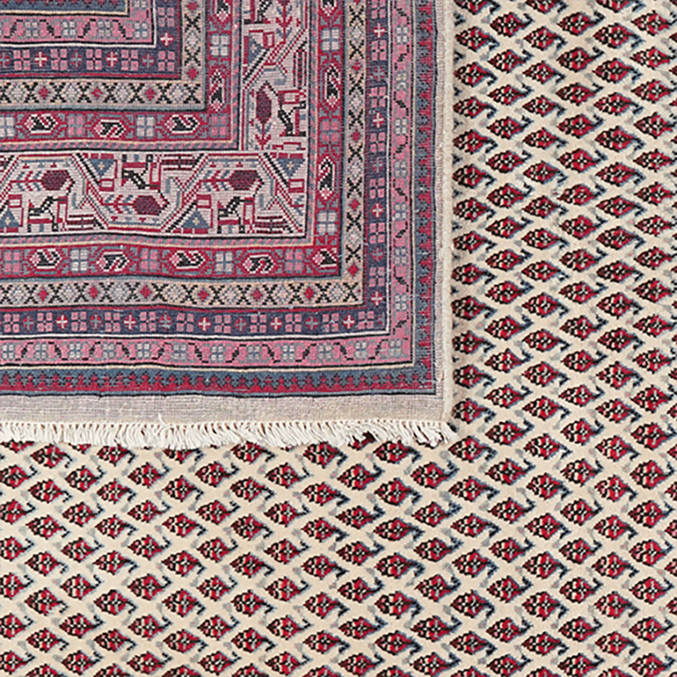 Vintage Teppich Sarough 324x222cm bunt