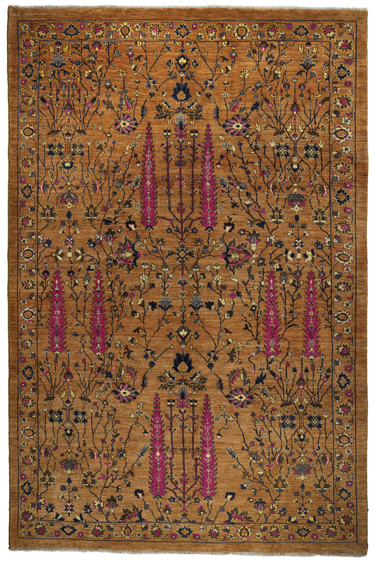 Vintage carpet Rizbaf colorful 303x199cm