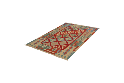 Vintage Kelim Gashgai carpet colorful 178x123cm