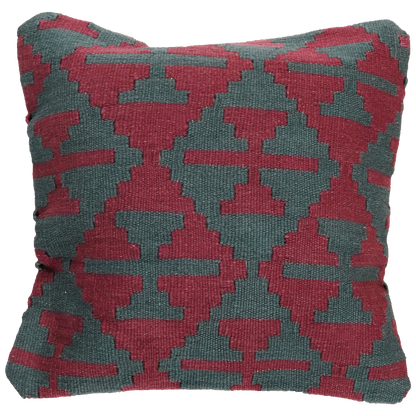 Handgefertigtes Kissen Kelim 65x65cm Bunt