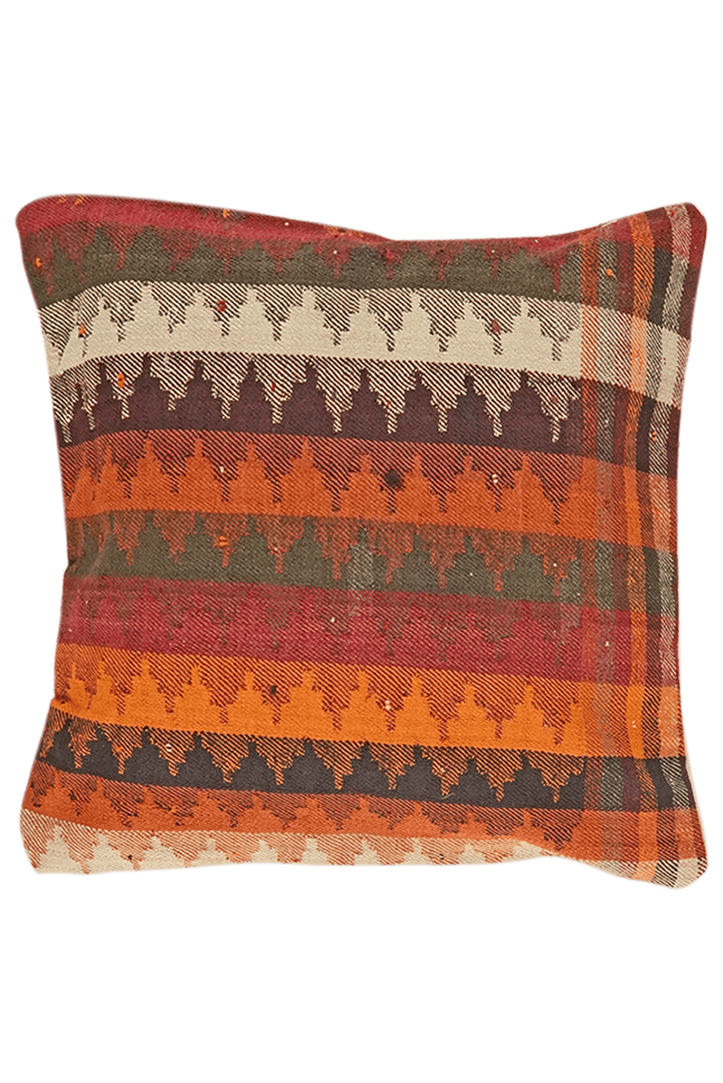 Handgefertigtes Kelim Kissen 65x65cm bunt