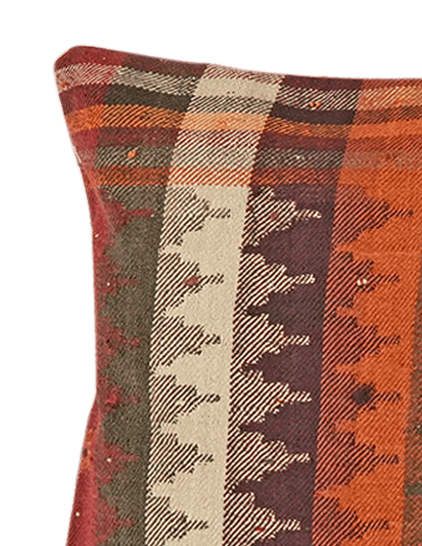 Handgefertigtes Kelim Kissen 65x65cm bunt