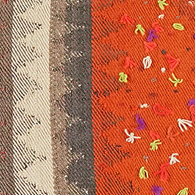 Vintage cushion kilim colorful handmade 65x65cm