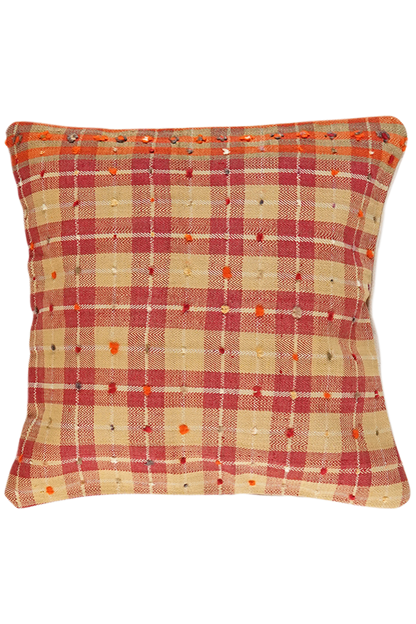 Coussin vintage kilim fait main coloré 65x65cm