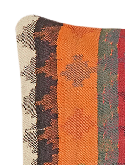 Handgefertigtes Kissen Kelim 65x65cm bunt