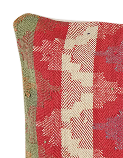 Coussin Vintage Kelim Coloré fait main neuf
