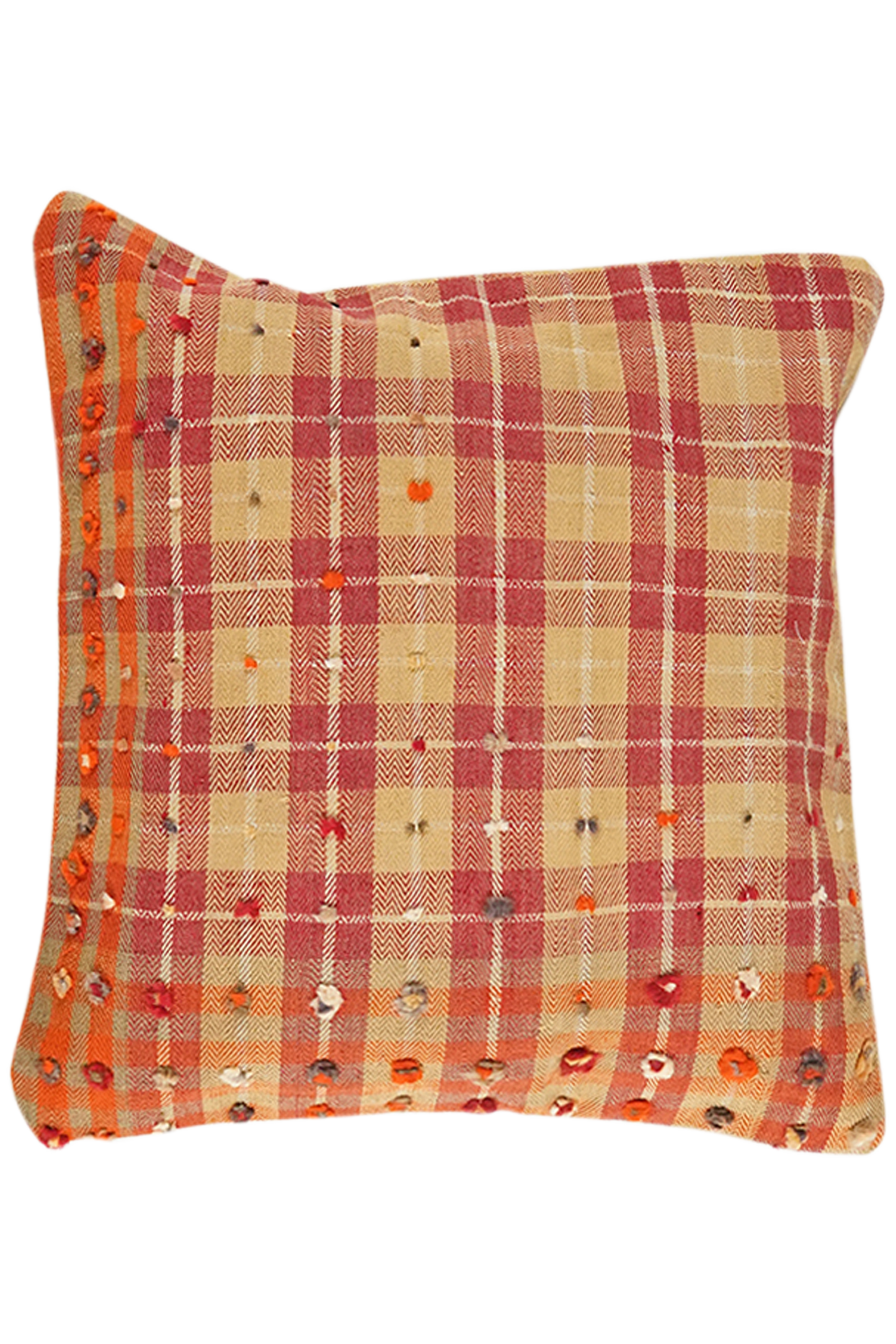 Handgefertigtes Kissen Kelim 65x65cm bunt