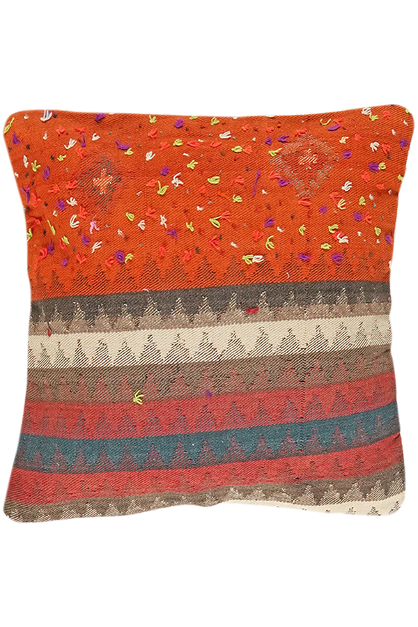 Handmade cushion Kelim 65x65cm colorful